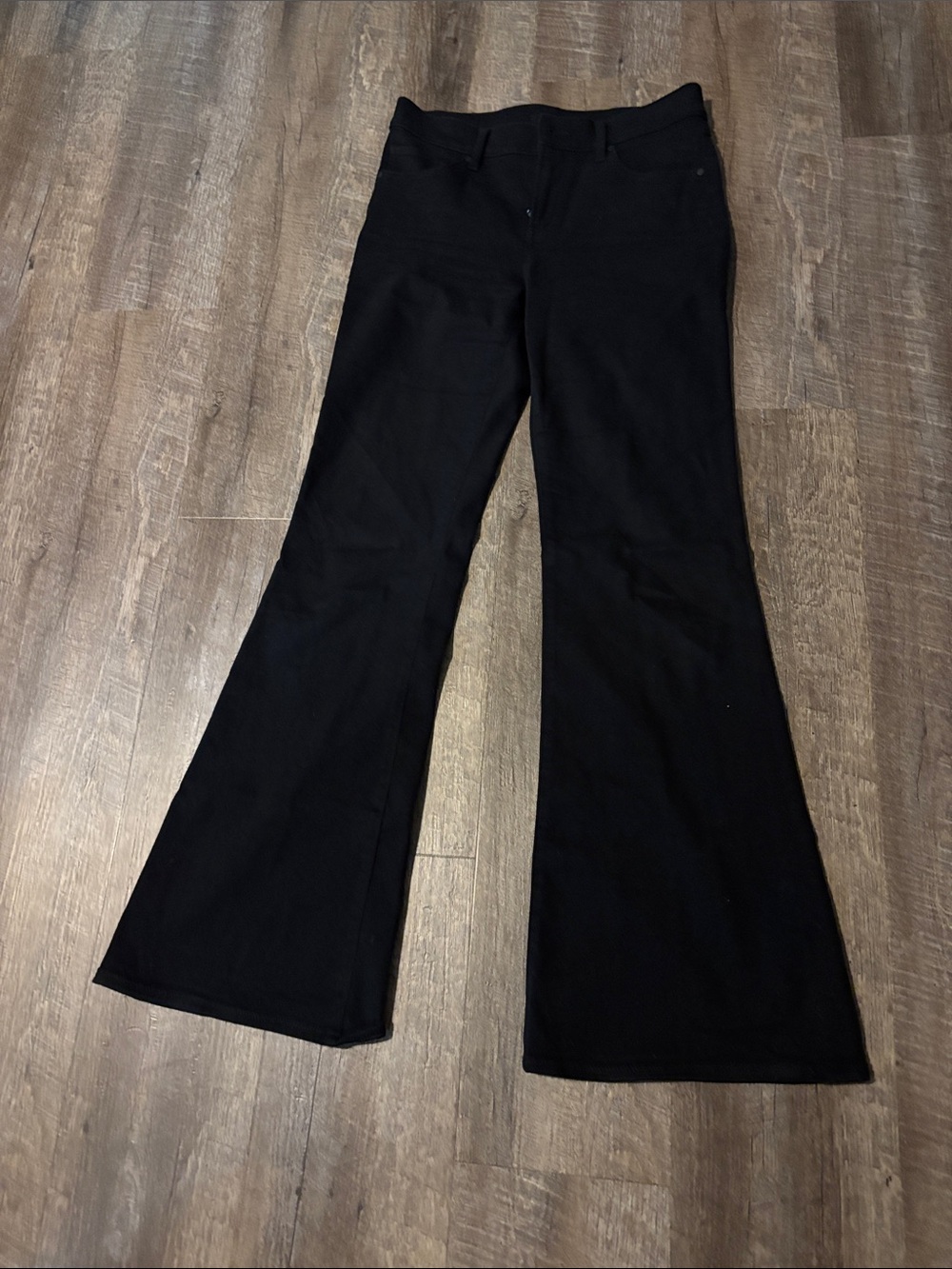 Express Black Flare Wide Leg Jeans